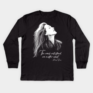 Meryl Streep Kids Long Sleeve T-Shirt